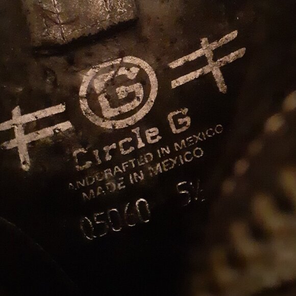 Circle G Leather Studded Western Booties - Picture 12 of 14